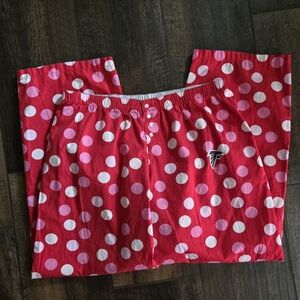 Atlanta Falcons Football Reebok Wide Leg Pajama Sleepwear Lounge Pants